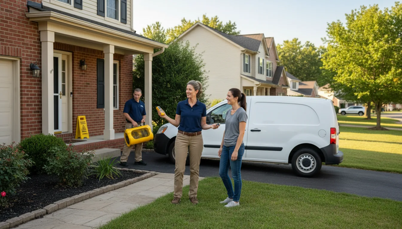 Residential water damage restoration in Amargosa Valley, NV